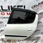 PEUGEOT 206 ÇIKMA BEYAZ SOL ARKA KAPI HATASIZ