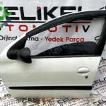 PEUGEOT 206 ÇIKMA BEYAZ SOL ÖN KAPI DOLU HATASIZ