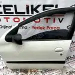 PEUGEOT 206 ÇIKMA BEYAZ SOL ÖN KAPI DOLU HATASIZ