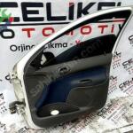 PEUGEOT 206 ÇIKMA BEYAZ SOL ÖN KAPI DOLU HATASIZ