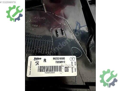 Peugeot 208 Sağ Arka Stop 9823216580 çıkma parça