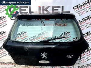PEUGEOT 307 BAGAJ KAPAĞI ÇIKMA ORJİNAL SİYAH RENK