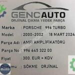 PORSCHE 996 TURBO AMFİ AMPLİFİKATÖRÜ SÖKME ORJ OEM 99664532200