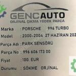 PORSCHE 996 TURBO PARK SENSÖRÜ SÖKME ORJİNAL OEM 99660617300