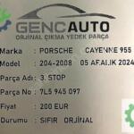 Porsche Cayenne Stop Çıkma Parça İstanbul