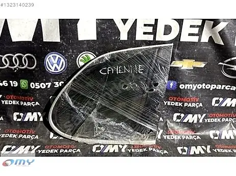 Porsche Cayenne Sağ Arka Kelebek Camı çıkma parça