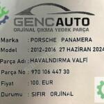 PORSCHE PANAMERA HAVALANDIRMA VALFİ SIFIR ORJİNAL 97010644730