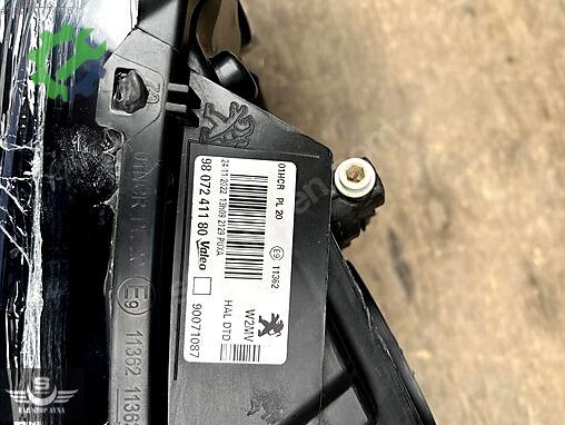 Peugeot 508 Sağ Ön Far 9807241180 çıkma parça