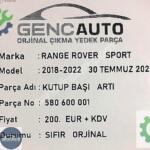 RANGE ROVER SPORT AKÜ ARTI KUTUP BAŞI SIFIR ORJ OEM 580600001