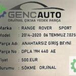 RANGE ROVER SPORT ANAHTARSIZ GİRİŞ BEYNİ SÖKME ORJ DPLA19H440AE