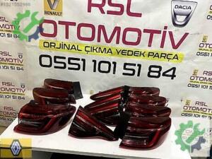 RENAULT CLİO 5 STOP LAMBASI SET ORJİNAL SÖKME