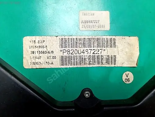 Renault Clio Gösterge Paneli 8200487227 çıkma parça