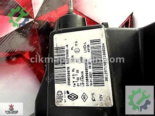Renault Clio Sol Ön Far 260609987R çıkma parça