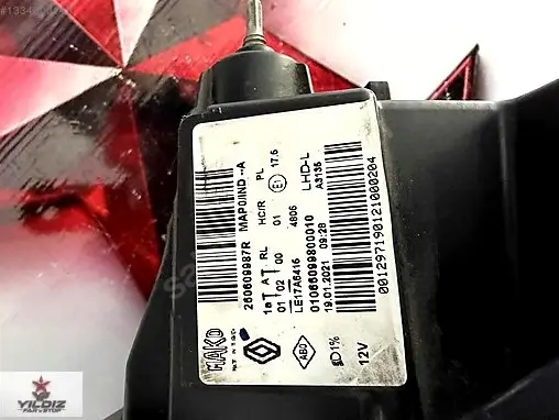 Renault Clio Sol Ön Far 260609987R çıkma parça