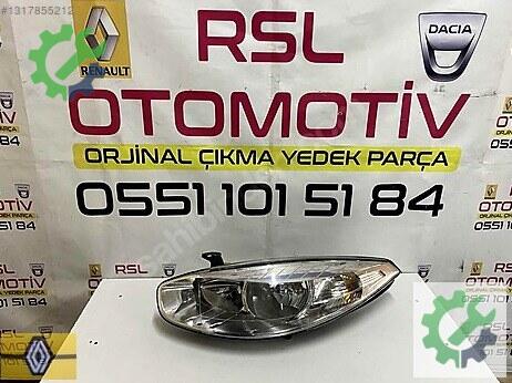 Renault Fluence Sol Ön Far çıkma parça