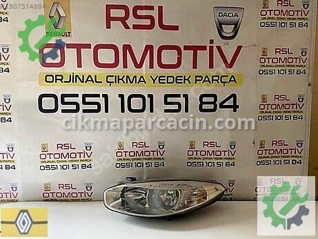 Renault Fluence Sol Ön Far çıkma parça