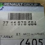 Renault 3M Hookit Tek Taraflı Pasta Makina Tabanı Orj7711978584