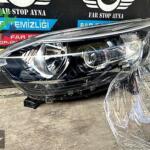 Renault Captur Siyah içli Mercekli Sol Far Mercek çevresi SİYAH