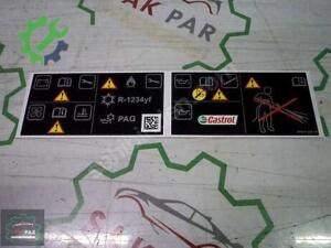 Renault Clio 4 Clio 5 Megane 4 Ön Panjur Etiketi 978185921R