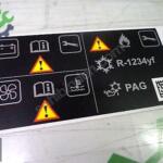 Renault Clio 4 Clio 5 Megane 4 Ön Panjur Etiketi 978185921R