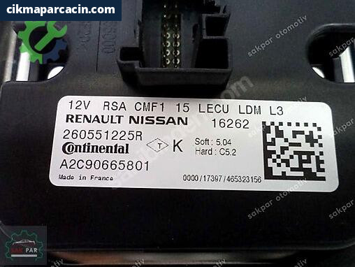 Renault Clio Far Beyni 260551225R çıkma parça
