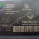 Renault Clio 5 Hava Yastığı Airbag Beyni Modülü Orj 985100693R