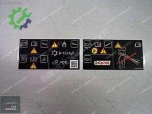 Renault Clio 5 Ön Panjur Etiketi Orjinal 978183030R YP