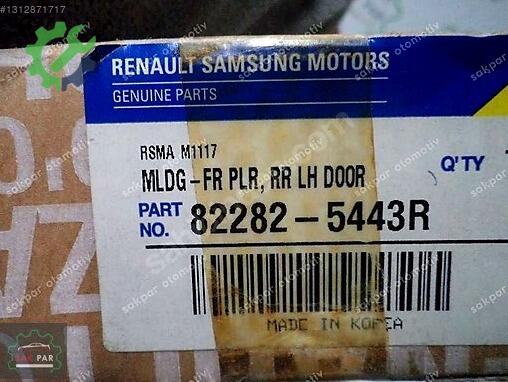 Renault Fluence Bakalit 822825443R çıkma parça