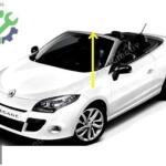 Renault Megane 3 Cabrio Ön Cam Üst Çıtası Orjinal 727510005R YP