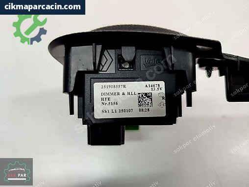 Renault Megane Far Ayar Düğmesi 251908557R çıkma parça