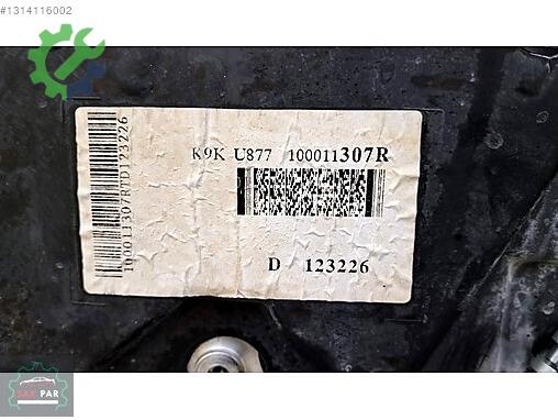 Renault Megane Motor Komple çıkma parça