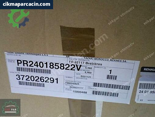 Renault Megane Elektrik Tesisatı 240185822V çıkma parça