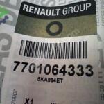 Renault R9 R5 Alternatör Kayışı Orjnal Sıfır 7701064333 YP