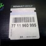 Renault Taliant Ön Panjur Çıtası Nikelaj Orj 7711960995 YP