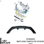 SEAT LEON TAMPON ÖN SPOİLER MK3 5F0805903 SPOYLER