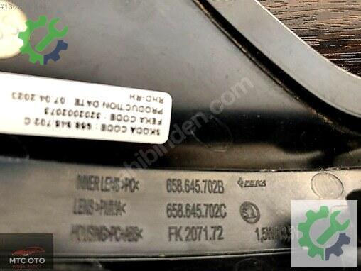 Skoda Kamiq Tampon Reflektörü çıkma parça