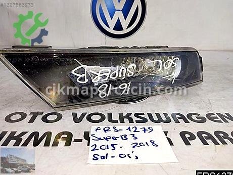 Skoda Superb Sol Sis Farı çıkma parça