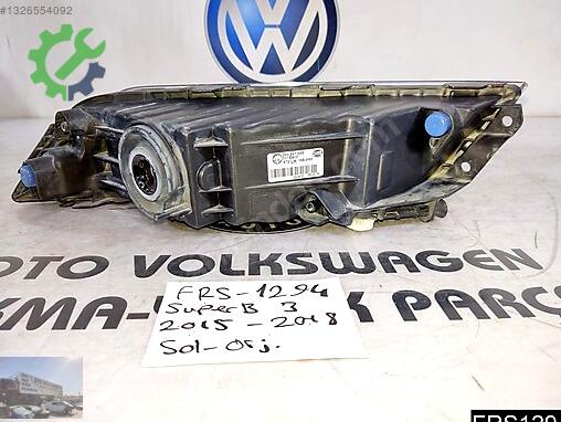 Skoda Superb Sol Sis Farı çıkma parça