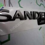 Sandero Sol Arka Monogram Bagaj Yazısı BY Renault 8200560866