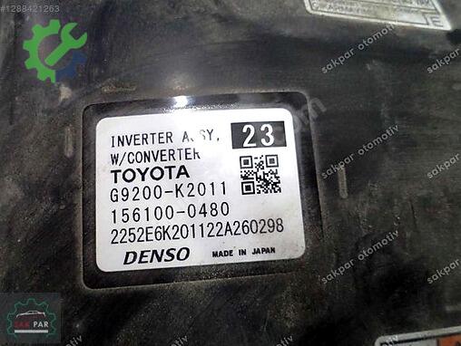 Toyota Yaris Beyin G9200-K2011 çıkma parça