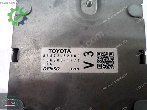 Toyota Yaris Beyin 86572-52180 çıkma parça
