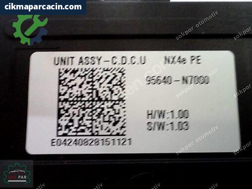 Hyundai Tucson Beyni 95640N7000 çıkma parça