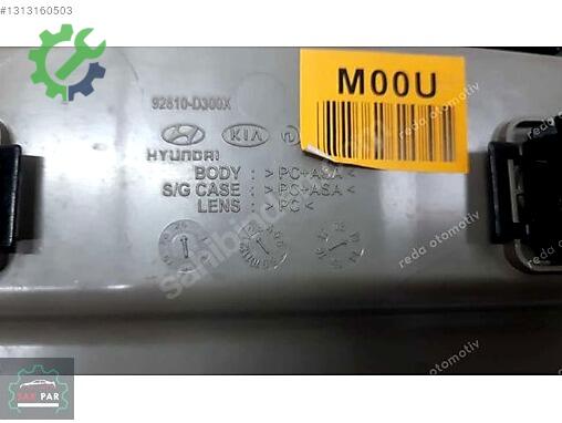 Diğer Tavan Lambası 92810D3000 çıkma parça