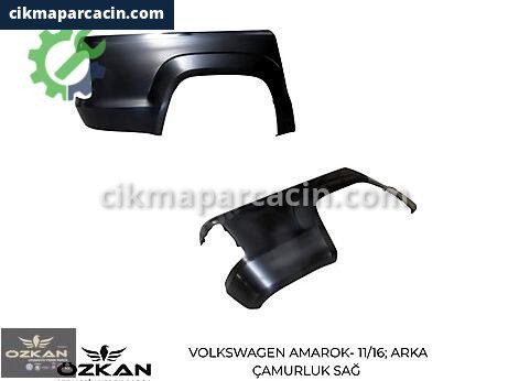 Volkswagen Amarok Arka Çamurluk çıkma parça