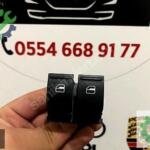 VOLKSWAGEN GOLF-5 CADDY SOL ÖN CAM DÜĞMESİ ORJİNAL
