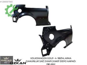 VOLKSWAGEN GOLF- 4- 98/04; ARKA ÇAMURLUK SAĞ 3 KAPI