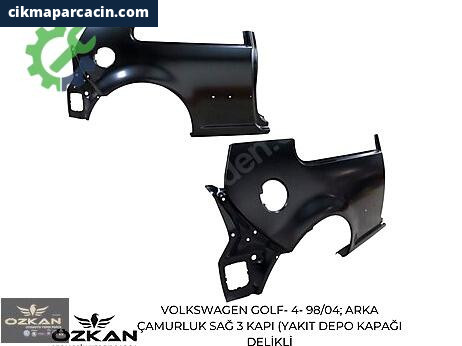 Volkswagen Golf Sağ Arka Çamurluk çıkma parça