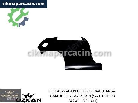 Volkswagen Golf Arka Çamurluk çıkma parça