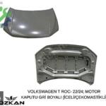 VOLKSWAGEN T ROC- 22/24; MOTOR KAPUTU GRİ BOYALI