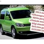 VW CADDY MOTOR KAPUTU SÖKME ORJİNAL